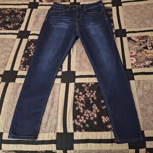 RARE MUDD Dark Blue High Rise Ankle Jeggings Size 11